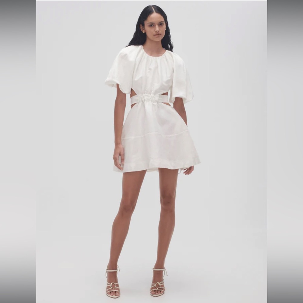 AJE Mimosa Cutout mini dress